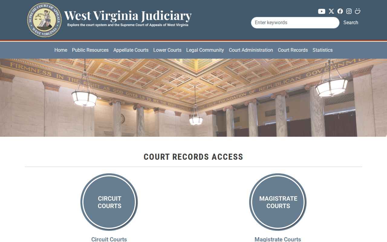 Preston County release record court gateway